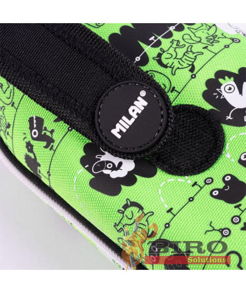 Penar școlar Milan "Tandem" cu 4 compartiment, echipat